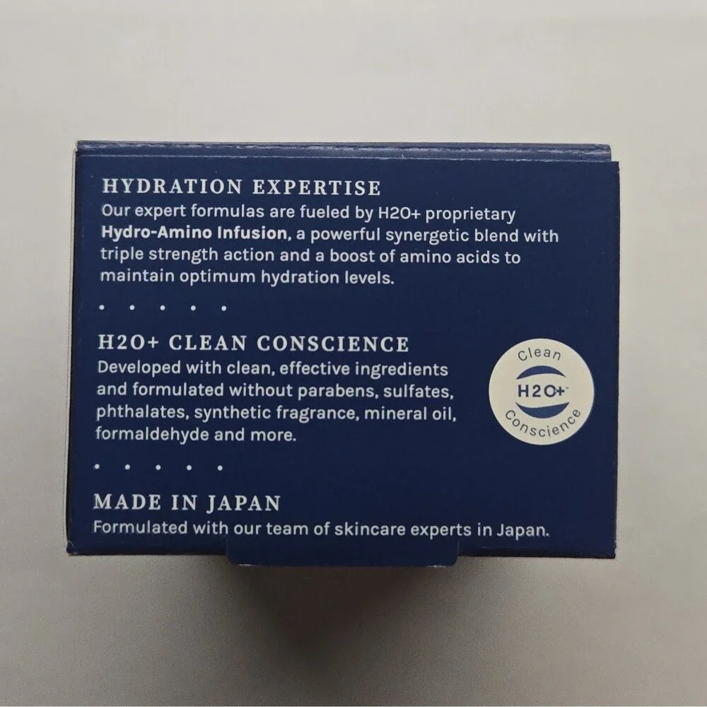 H2O+ Hydration Sensitive Gel Cream Moisturizer 1.7 oz 50ml New in Box Japan